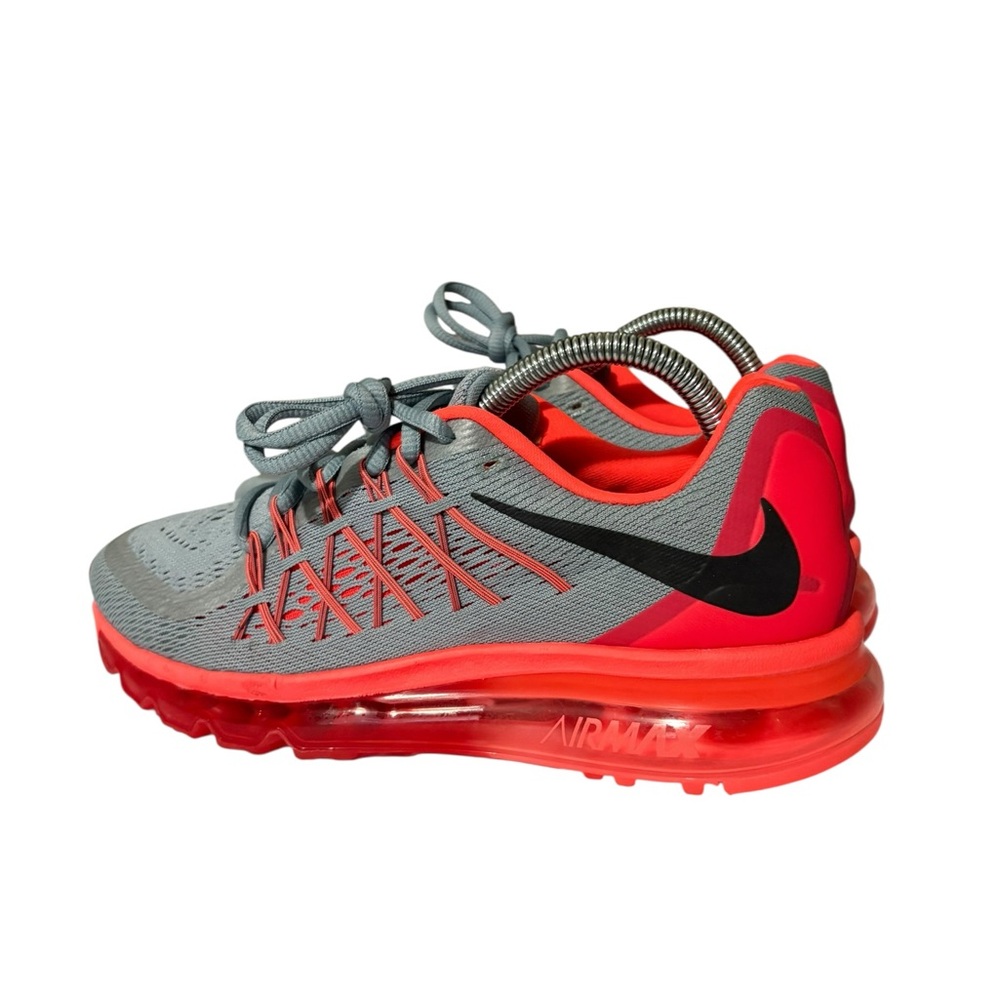 Nike Air Max 2016 Women's Size 8.5 Running Shoes Gray Lava Red Pink